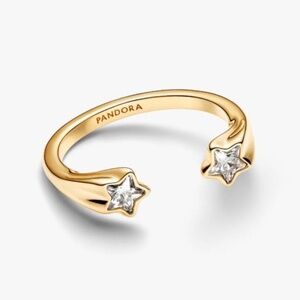 Pandora Shooting Stars Open Ring